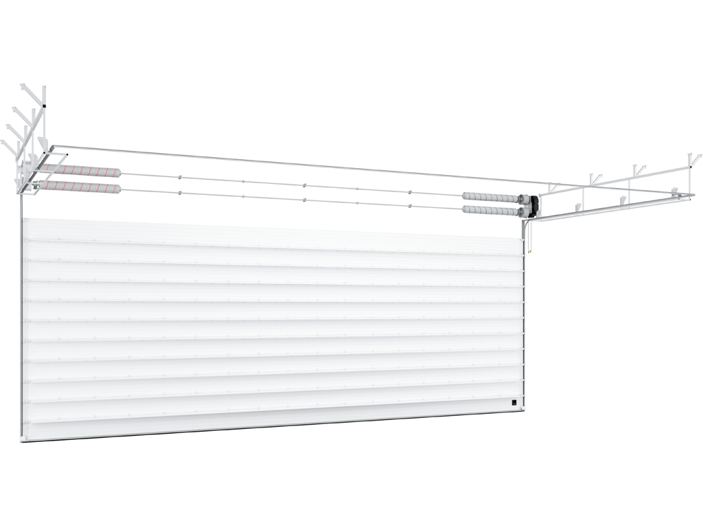 Секционные промышленные ворота Doorhan ISD03ALU