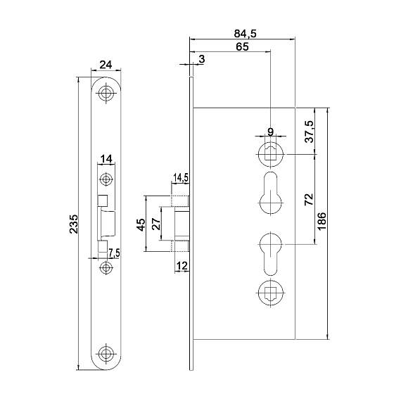 Изображение Замок Doorlock 1739 №2
