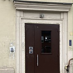 Дополнительное изображение Дверь стальная входная с остеклением ДСН С №2