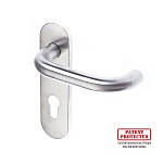 Дополнительное изображение Ручки нажимные на планке Doorlock 038KP/F PZ72  №1