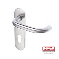 Ручки нажимные на планке Doorlock 038KP/F PZ72 