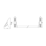 Дополнительное изображение Ручка push-bar Doorlock PD700 №2